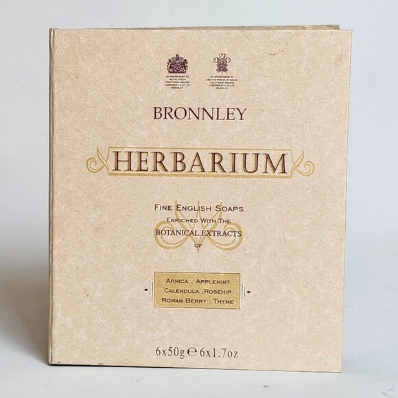 Bronnley Herbarium Guest Soaps 50g BNIP Sealed - Picture 1 of 11